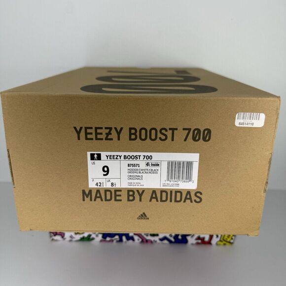 adidas Yeezy 700 Wave Runner B75571 With Box Men\'s‎ Size 9 main image 5